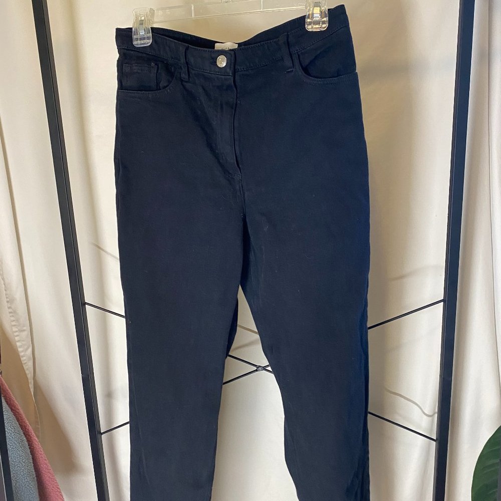 Aritzia Wilfred Free Denim Jeans Size 8 Black